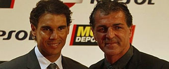 Raf Nadal y Miguel Ángel Nadal