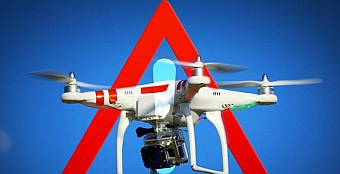 Drones peligrosos en aeropuertos