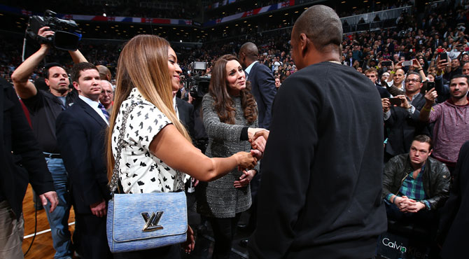 Kate Middleton vs. Beyonce: atractivo duelo de Reinas en la NBA