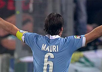 Mauri dispara a la Lazio