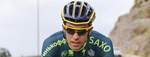 Alberto Contador, este mes en los entrenamientos de Gran Canaria. / Tinkoff-Saxo