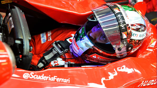 Fernando Alonso (33), durante su ltimo gran premio de F1 disputado con Ferrari, en el circuito de Abu Dhabi. / FOTO: RUBIO