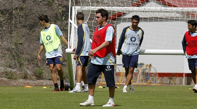 Adrin Colunga, en un entrenamiento en Barranco Seco en 2008 / Marca