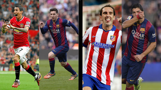 Di Mara, Messi, Godn y Surez en la 'seleccin ideal' de Europa