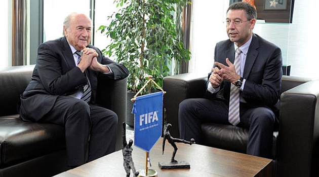 El Barcelona suspende las
relaciones institucionales con la FIFA
