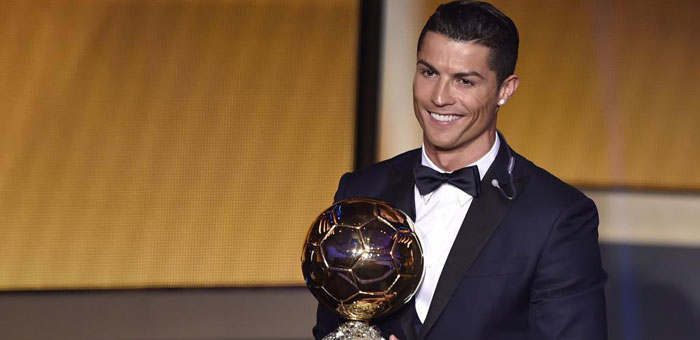 Cristiano Ronaldo gana su tercer Baln de Oro