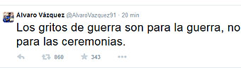 El madridismo, orgulloso de Cristiano, a lvaro Vzquez no le gust el grito y el Legans se lo toma con humor