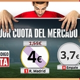 Apuestas 10 euros al Real Madrid y ganas 40 euros