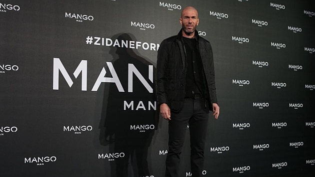 Zinedine Zidane, durante el acto promocional. Foto: Beatriz Guzman