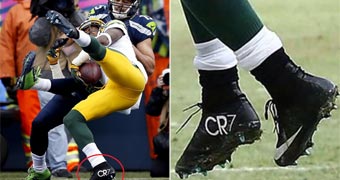 Las botas de CR7 causan furor
en los Green Bay Packers