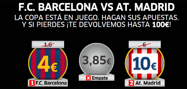 La Megacuota del Barcelona vs Atltico de Madrid