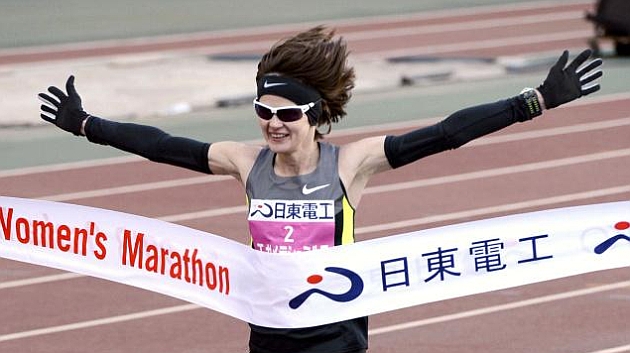 Triplete de Gamero-Schmryko en el maratn femenino de Osaka