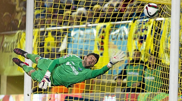 Jona, en el partido de ida contra el Villarreal (1-0)