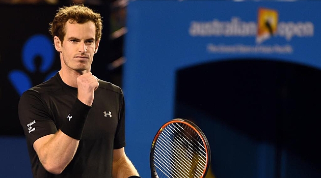 Andy Murray celebra un punto ante Nick Kyrgios / AFP