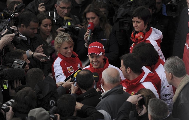 Vettel, entre aplausos