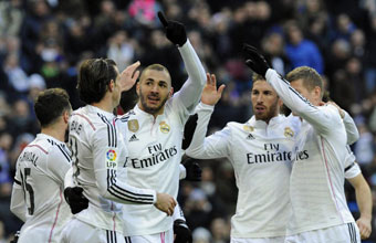 Los jugadores del Real Madrid, a su llegada al Bernabu / VDEO: ATLAS