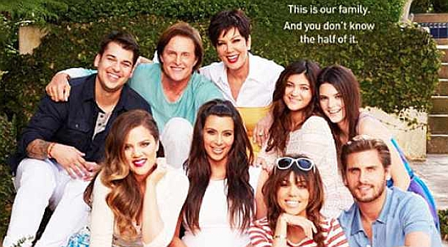 Los Kardashian. Jenner es el segundo por la izquierda en la fila superior.