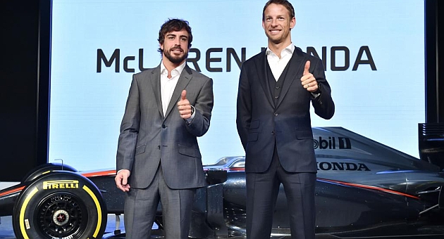 Button abrir el primer test de Montmel y Fernando Alonso lo cerrar