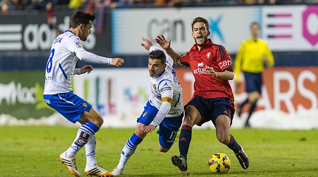 Torres, en el encuentro del martes ante el Zaragoza / Daniel Fernndez (Marca)