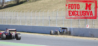 Vettel: Se fue derecho contra el muro. Parece extrao