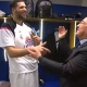 Florentino y Felipe bromean sobre la prima tras ganar la Copa