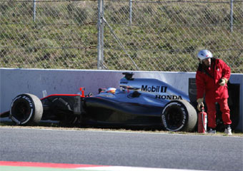 Alonso estuvo inconsciente varios segundos tras la colisin