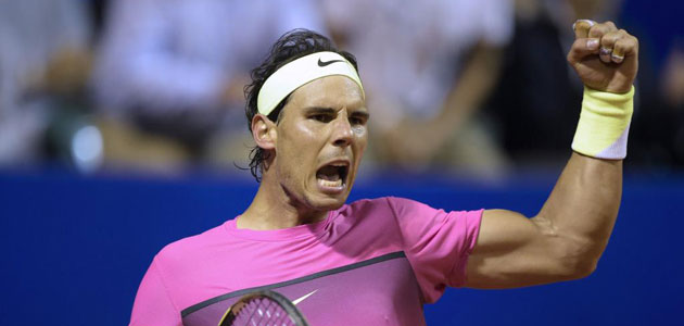 Nadal celebra su pase a semifinales del torneo de Buenos Aires. FOTO: AFP