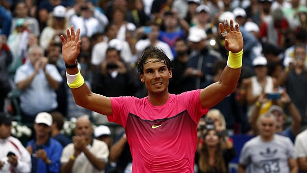 Rafa Nadal celebra su victoria en Buenos Aires. Foto: RTRPIX