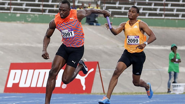 Usain Bolt en Kinstong. Foto: RTRPX