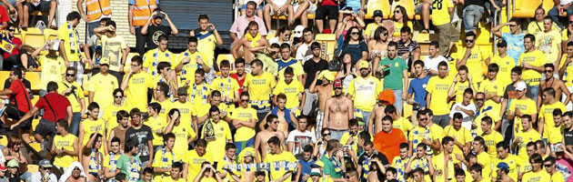 Las gradas de El Madrigal durante un partido del Villarreal. FOTO: VICENTE RODRIGUEZ
