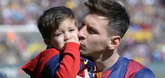 Messi: Thiago es lo ms importante de mi vida