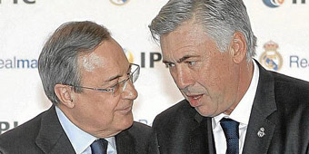Florentino a Ancelotti: Esto lo tienes que arreglar t