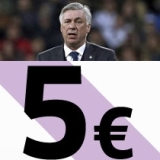 Que Ancelotti sea destituido, a 5 euros
