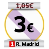 Apuesta 10 euros al triunfo del R.Madrid y gana 30 euros