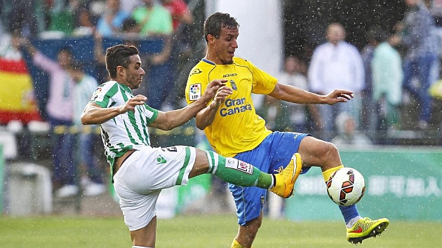 Rubn, en el partido contra Las Palmas de la primera vuelta | Foto: R. Navarro