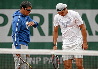 Toni Nadal: A Rafa le falta un poquito para jugar contra los mejores