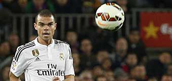 Pepe no se entrena con Portugal