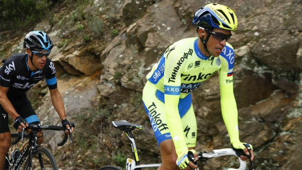 Alberto Contador durante la tercera etapa. FOTO: Rafa Gmez / Ciclismo a fondo