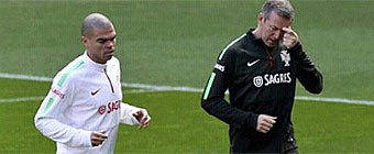Pepe regresa a los entrenamientos de Portugal, pero an est en duda