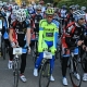 Contador lider una 'Pedalada Solidaria' en Zaragoza