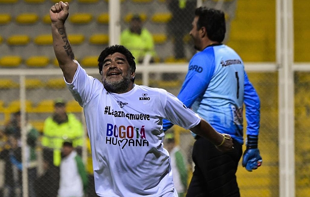 Colombia Maradona Fue La Estrella En El Partido Por La Paz Marca Com