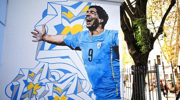 Un mural en su escuela inmortaliza a Luis Surez
