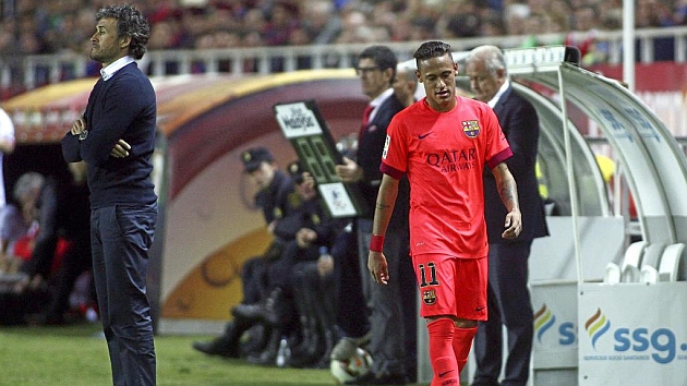 Neymar y Luis Enrique ya estn en paz