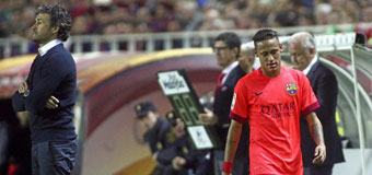 Neymar y Luis Enrique ya estn en paz