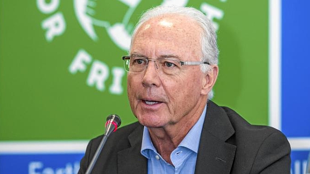 Beckenbauer, en un acto. / MARCA