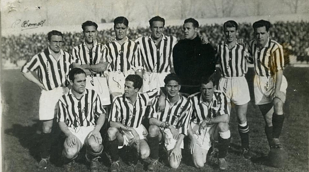 Once del Betis campen de Liga. ARCHIVO HISTRICO DE SEVILLA