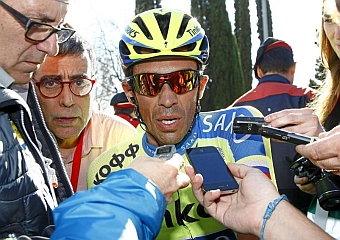 Alberto Contador, durante la Volta a Catalunya. Foto: Rafa Gmez