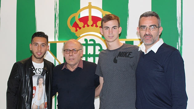 Varela, Ollero, Fabin y Maci | Foto: Real Betis