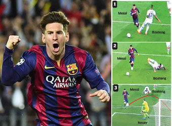 El gol de Messi, una obra de arte