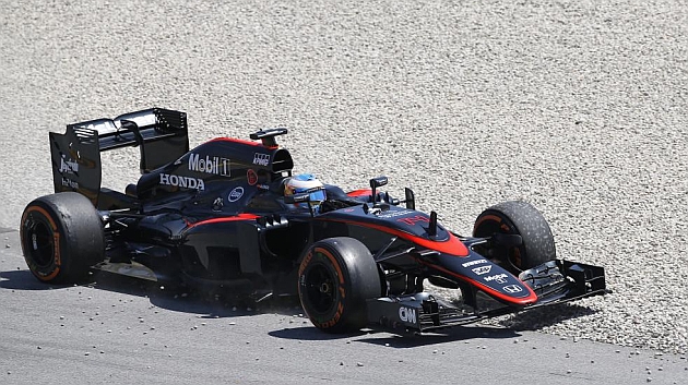 Fernando Alonso, en el Gran Premio de Espaa. Foto: RTRPIX